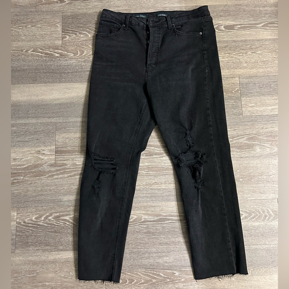 SUPER HIGH RISE STRAIGHT JEANS